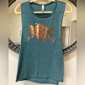 Bella Canvas Frog Graphic Tank Top Size Small
